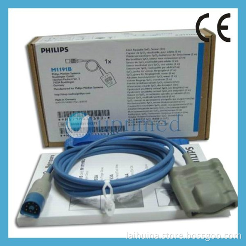 Original M1191B Philips Adult silicone Spo2 Sensor,8Pin